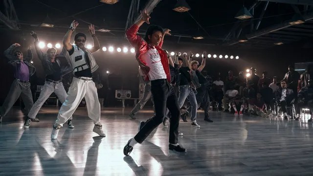 Jaafar Jackson as Michael Jackson in “Michael.”
