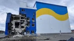 Çernobil yakınındaki tesise yönelik saldırı haberine ait görsel